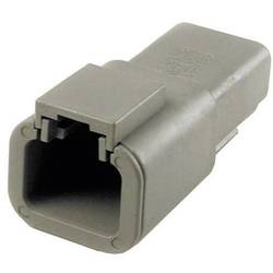 TE Connectivity 19543 Rundstecker Stecker, gerade Gesamtpolzahl: 2 Serie (Rundsteckverbinder): DTP 1 St.