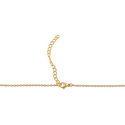 Kette ohne Anhänger ADELIA´S "Halskette – Ankerkette aus Edelstahl 55 cm", gold, Halsketten, Damen, 55cm, Edelstahl, Ein Geschenk, das Freude macht