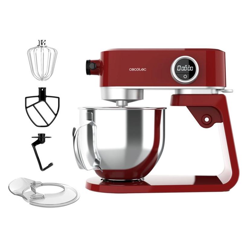 Cecotec Robot Pétrisseur compatible Twist&Fusion 4000 Luxury (Rouge) (5.20 l, 800 W) (04170)