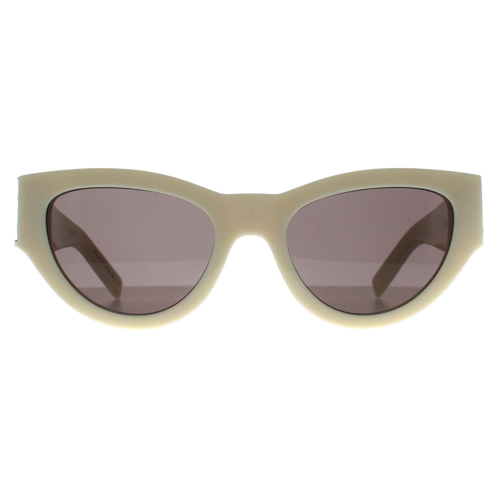 Saint Laurent Katoog Dames Ivoor Grijs SL M94