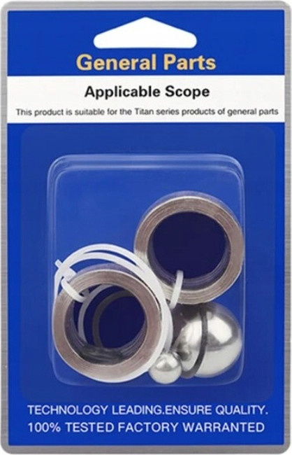 ROSFIX Reparatieset met PTFE V-ringen, O-ringen en kogels compatibel met Wagner 940-970 Airless verfspuit