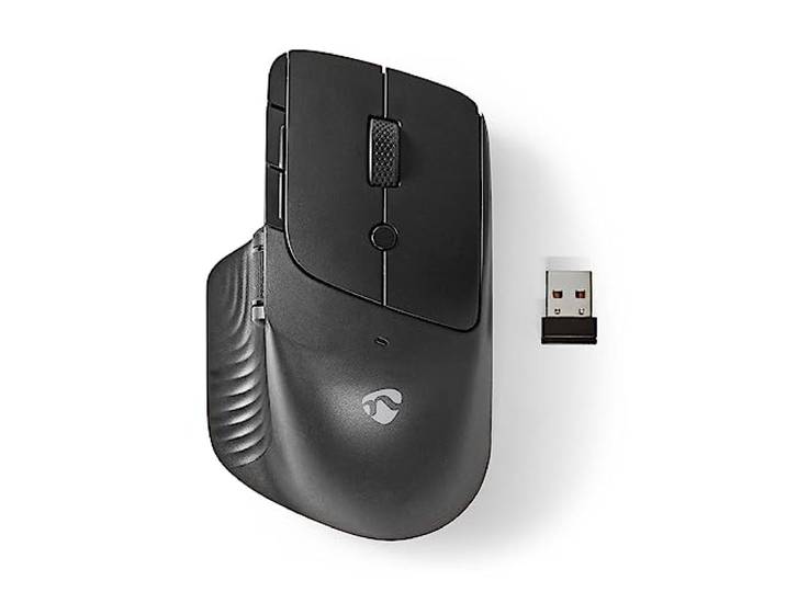 NEDIS Muis Draadloos 800/1200 / 1600 dpi Instelbare DPI Aantal knopen: 6 rechtshandig