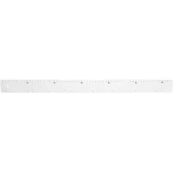 SCHNEIDER  Backlineal Polystyrol weiß, mit Skala, Länge: 640 mm