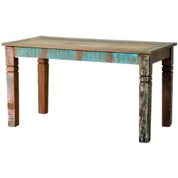 Esstisch 'Seaside' 140x70 cm Massivholz Recycletes Holz Shabby Chic