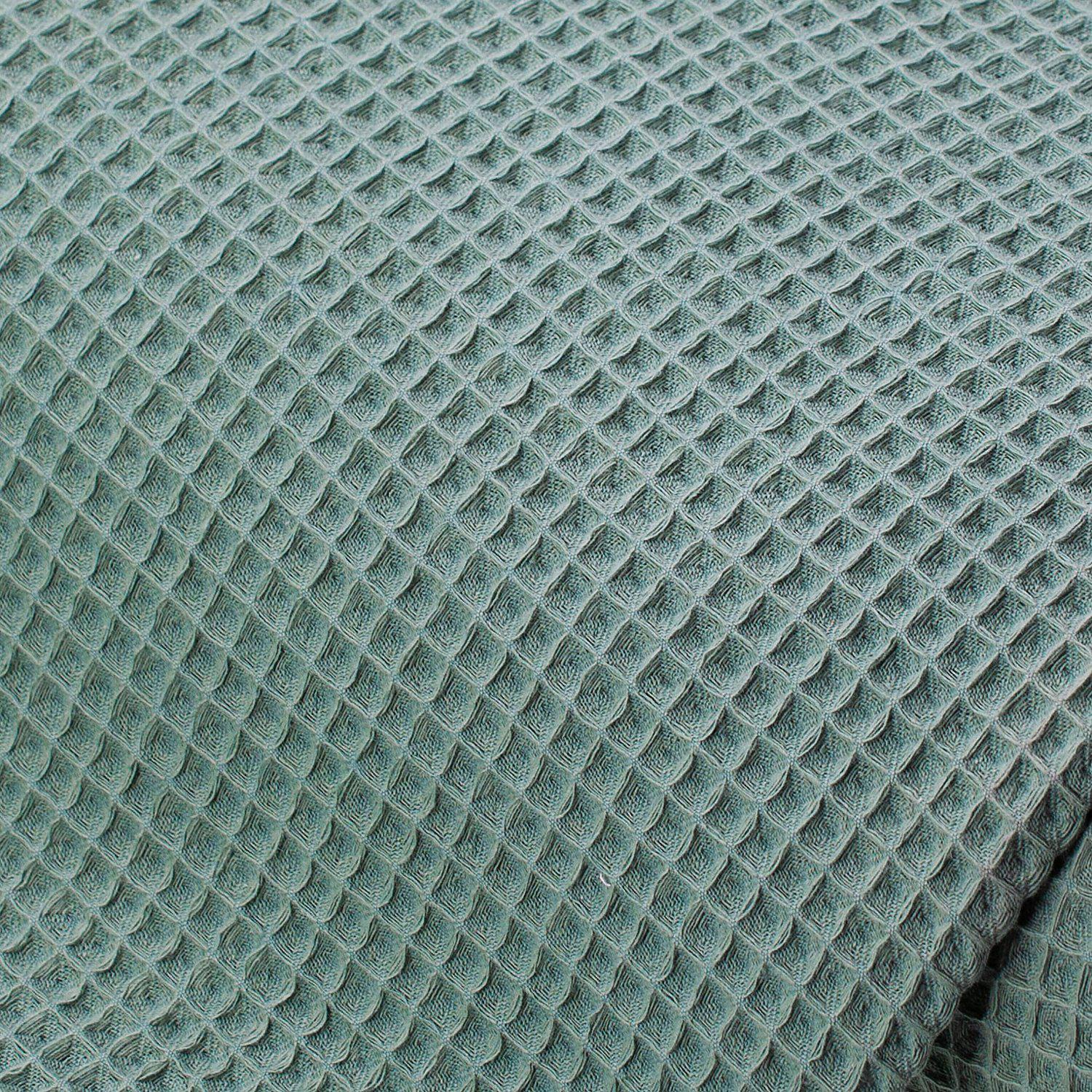 Waffelpiqué, mintgrün