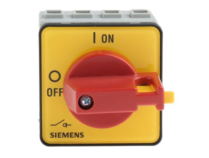 Siemens 3LD2022-0TK13 lastonderbreker 3LD, noodstopschakelaar, rood/geel