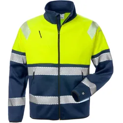 Warnschutz Sweatjacke "4517 SSL" Stiby - 3XL - gelb/marine