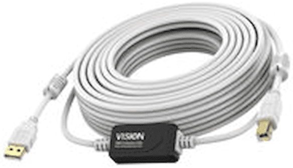 VISION Professional installation-grade USB 2.0 active cable