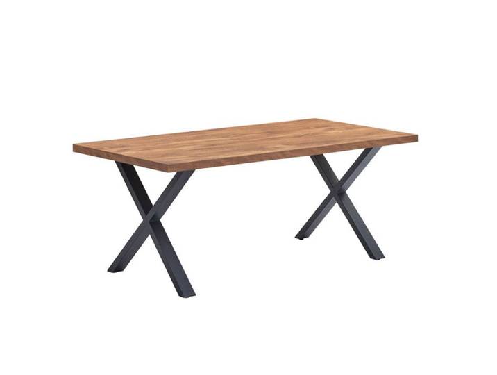 Table à manger 190 x 95 cm pieds X Elo