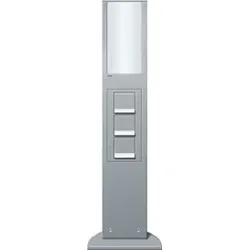 Gira Energiesäule h=769mm alu mit Lichtelement Symbol 134226