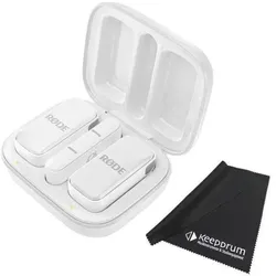 RØDE Wireless Micro Drahtloses Mikrofon-System Lightning WH mit Tuch, Mikrofon