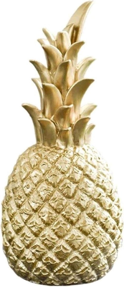 Decoratief Beeldje Hars Sculptuur Handgemaakt Ontwerp Goud Zwart Wit