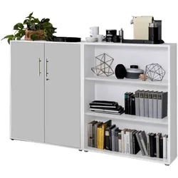 AKTENSCHRANK OFFICE EDITION-SW SET 1 NIEDR.