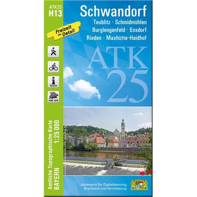 ATK25-H13 Schwandorf (Amtliche Topographische Karte 1:25000), Sonstige von , Landesamt für Digitalisierung, Breitband und Vermessung, Bayern,