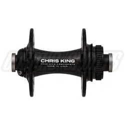 Chris King R45 Disc Centerlock Nabe VR, 100x12mm, 28 L., Edelstahl-Lager, black