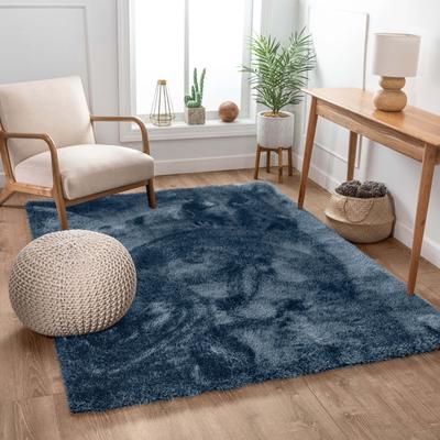 Well Woven Feather Liza Solid Shag Area Rug