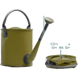 Colapz faltbare Gießkanne und Eimer olive green