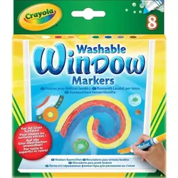 Crayola: Fenster-Malstifte – Set mit 8 Stiften