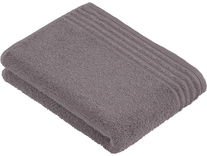 Badetuch VOSSEN Vienna Style Supersoft , grau (pepplestone), B:67cm L:140cm, Walkfrottee, Baumwolle, Handtücher, Badetuch, Supersoft Baumwolle