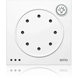 Ritto 1876070 Portier Türsprechmodul weiss mit Lichttaste