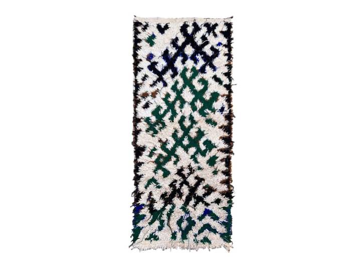 Tapis berbere marocain pure laine multicolore 70 x 171 cm