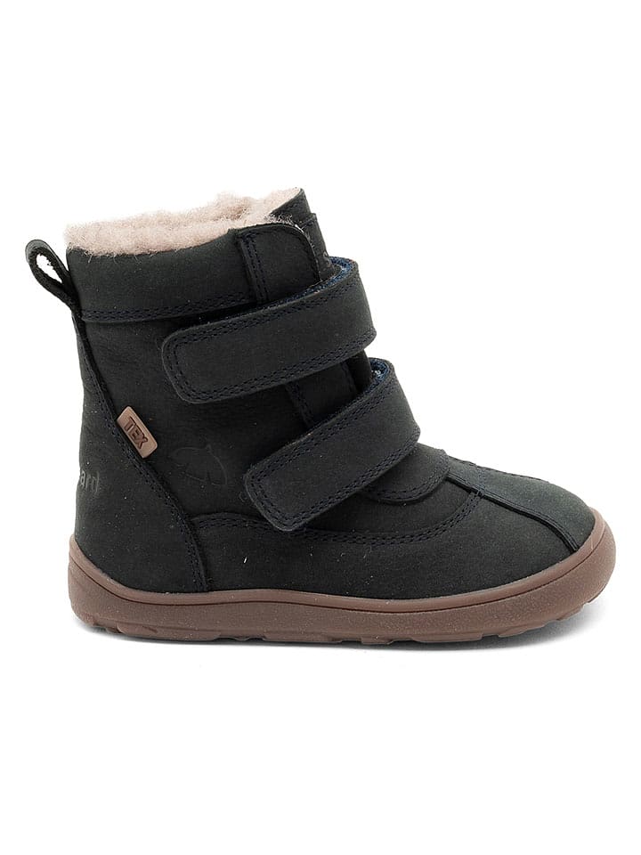 bisgaard Leder-Boots in Dunkelblau - 25