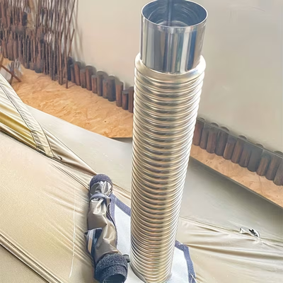 Smart Shopping Spot Adjustable Stainless Steel High Temperature Ventilation Duct For Camping Stove Exhaust Pipe Adjustable Stainless Steel High Temperature Ventilation Duct For Camping Stove Exhaust Pipe
