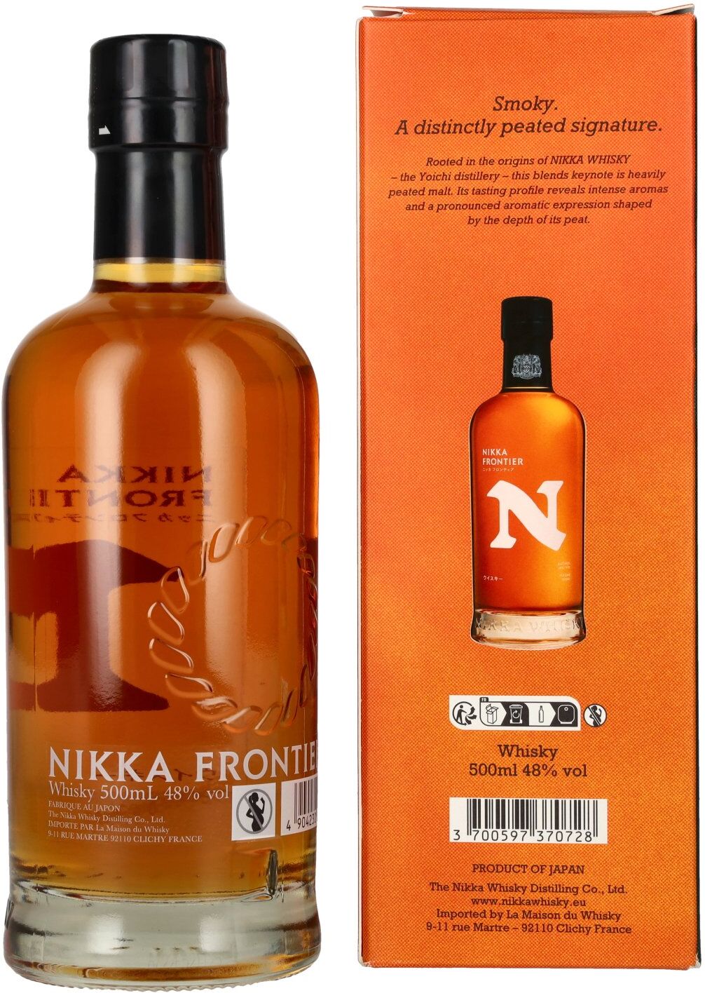 Nikka Whisky Nikka FRONTIER Blended Whisky 48% Vol. 0,5l in Geschenkbox