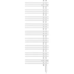 Zehnder Design-Heizkörper Yucca Asym elektrisch, RAL 7046, 1432x82x478 mm, mit integrierter Steuerung und modularer Bedienung