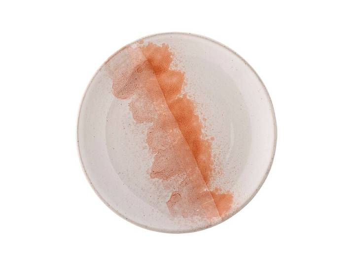 Teller Sorina – aus Steingut gerfertigt - Orange - Luxusbetten24