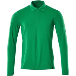Polo Langarm-Shirt "20483" Crossover - 3XL - grasgrün