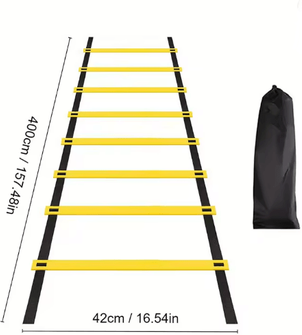 Inspire Essentials SpeedFlex Agility Ladder Training Set For Speed And Coordination 4m