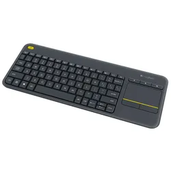 Logitech K400 Plus Tv Tastatur RF Wireless QWERTY Nordisch Schwarz