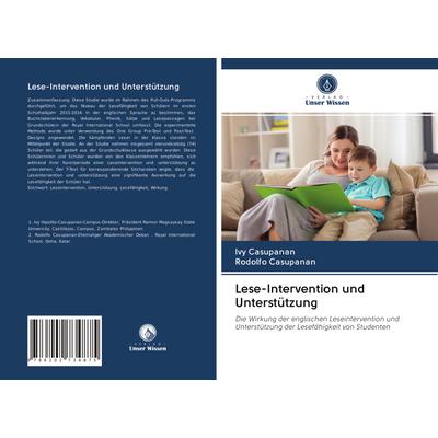 Lese-Intervention und Unterstützung, Taschenbuch von Ivy Casupanan,Rodolfo Casupanan, Verlag Unser Wissen, 978-620-2-73487-5