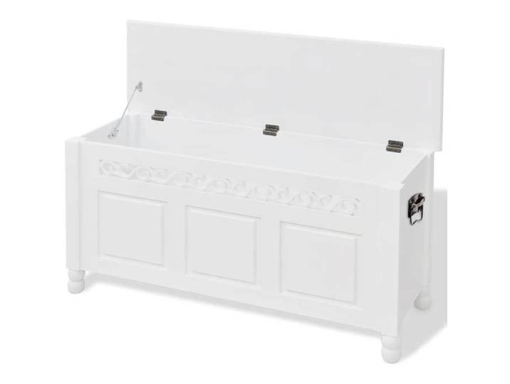 Nouveauté Banc de lit/couloir - LIYUET - Banc de rangement en style baroque PFDM - blanc 12755