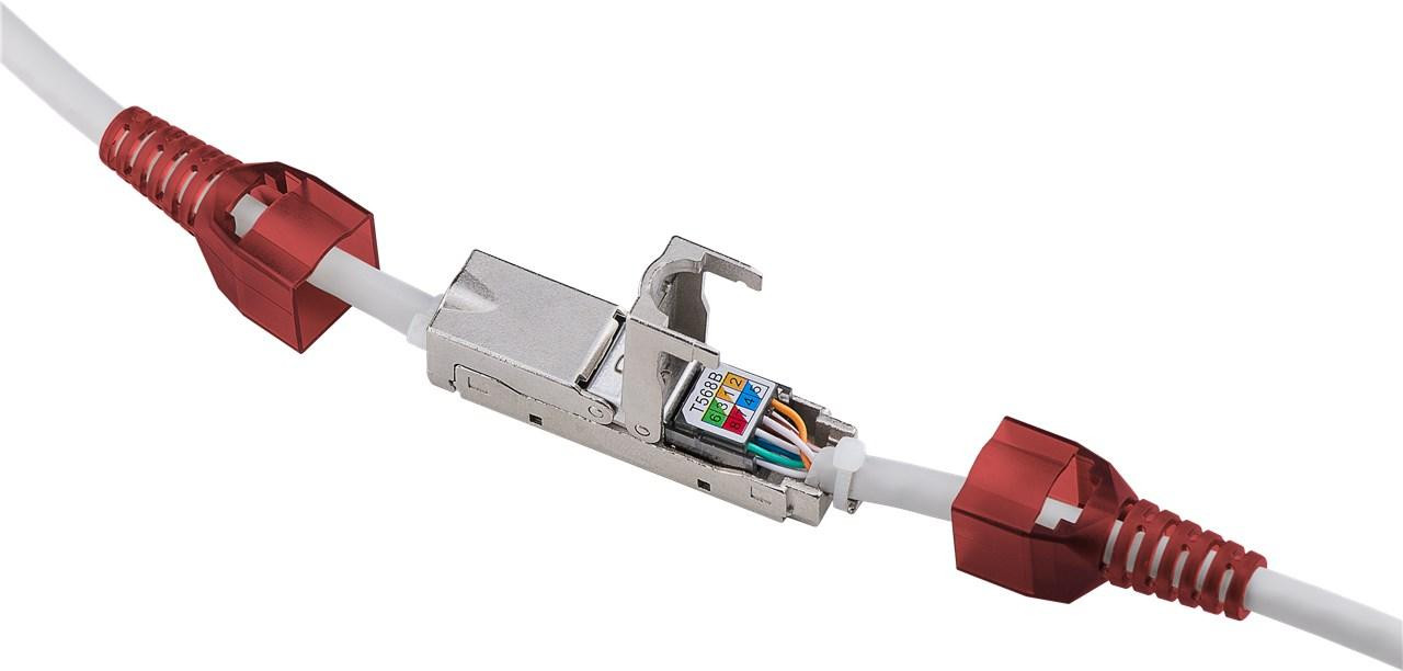 Goobay Slimme CAT 6 STP Afgeschermde Gereedschapsloze Kabelconnector