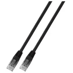 EFB Elektronik 5m Cat6 Patch Netzwerkkabel Schwarz U/UTP (UTP)