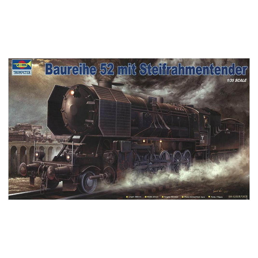 Trumpeter Kriegslokomotive Baureihe 52 (BR-52) mit Steifrahmentender (00210)