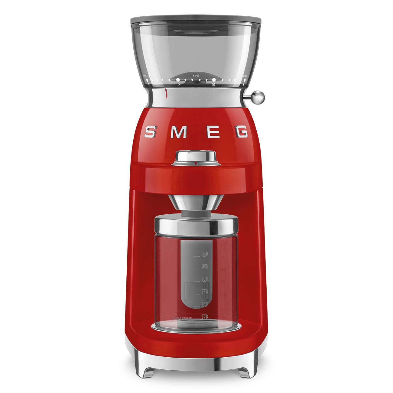 Smeg Kaffeemühle 50's Style Rot CGF03RDEU