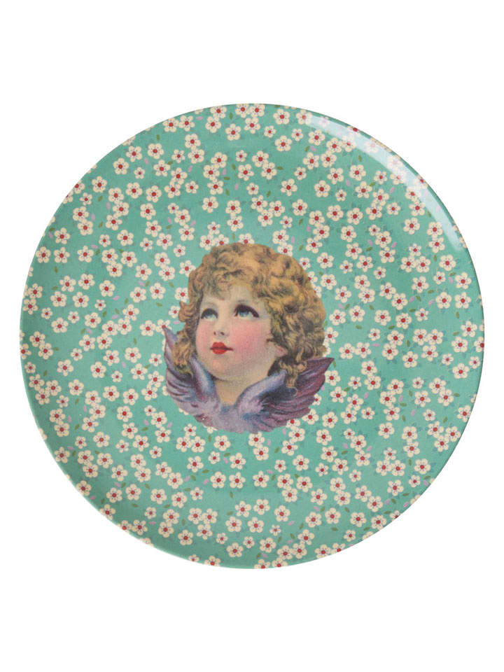 Rice Frühstücksteller "Angel" in Grün - Ø 20 cm - onesize
