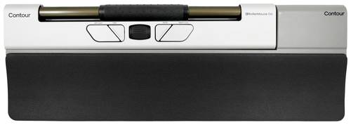 Contour Design RollerMouse Go + RollerMouse Go Dock Maus, Mauspad-Set Bluetooth Schwarz, Weiß 5 Tasten 600 dpi, 800 dpi, 1000 dpi, 1200 dpi, 16