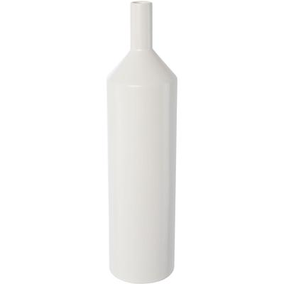 Dekovase CREATIV HOME "Vase", weiß, H:40cm Ø:11cm, Vasen, mit durchbrochenem Design