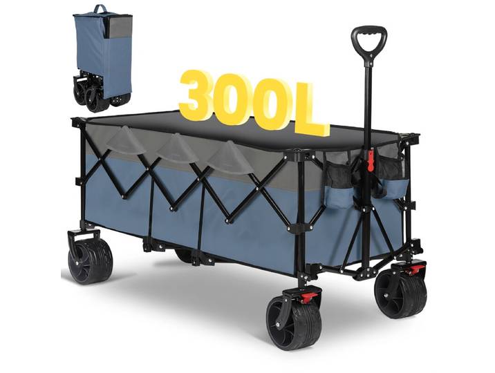 Sekey 48 inch lange inklapbare opvouwbare verlengde bolderwagen met draagvermogen van 200 kg