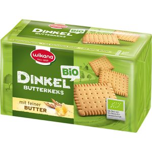 Wikana Kekse Dinkel Butterkeks, BIO, mit feiner Butter, 200 g