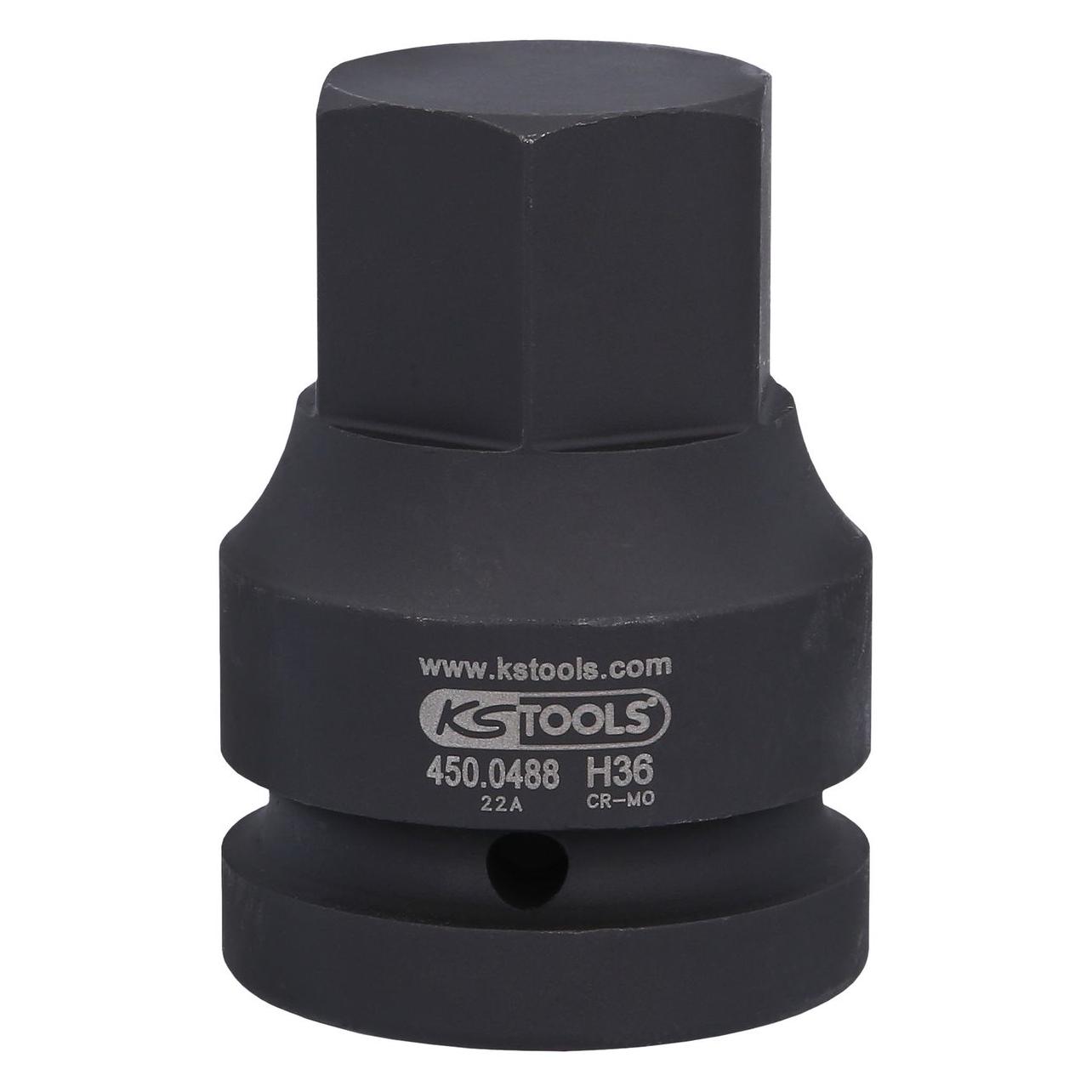 KS Tools 1" Kraft-Bit-Stecknuss Innensechskant (450.0488)