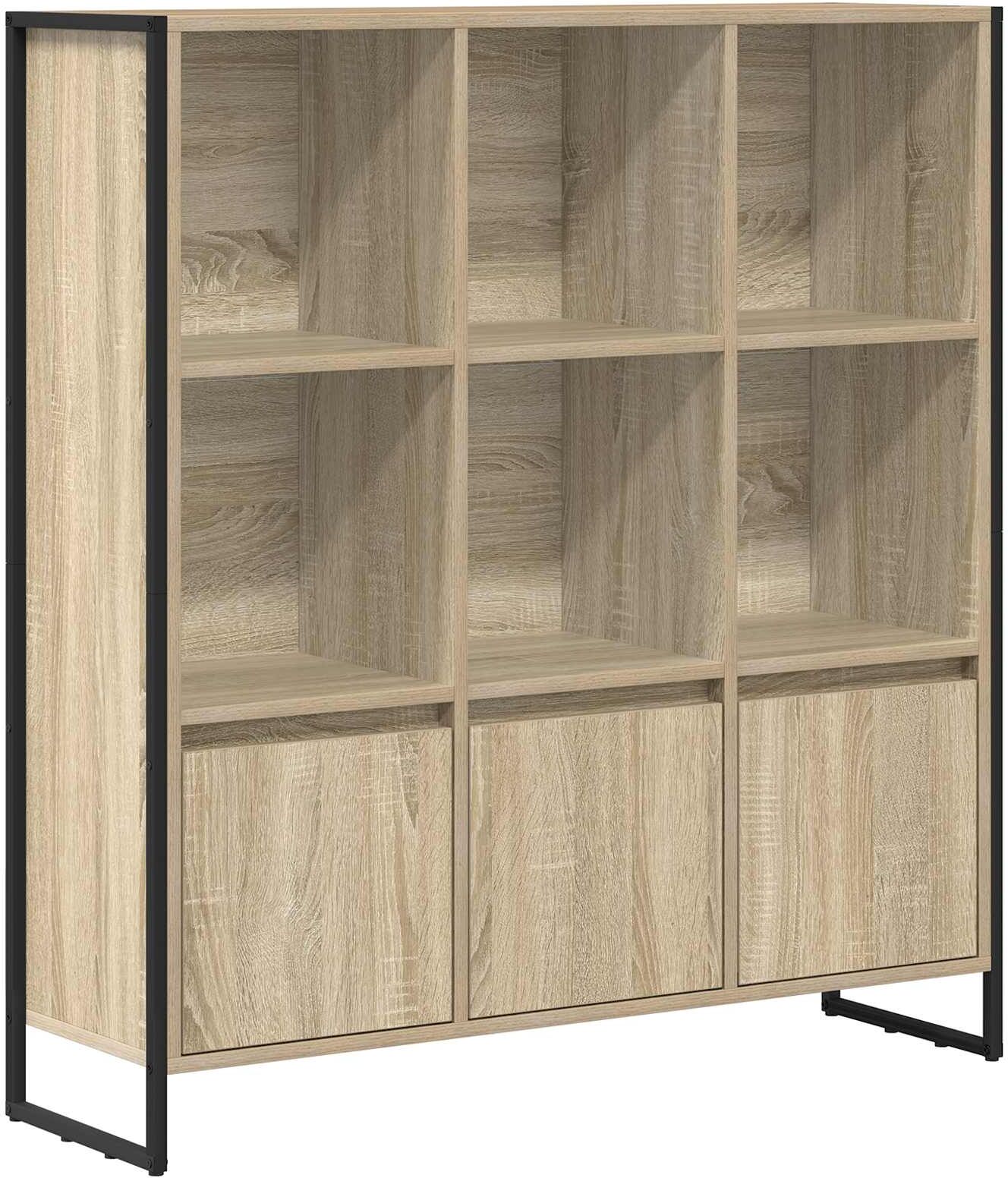 vidaXL Bibliothèque 99,5 x 30 x 108 cm Bois d'ingénierie Sonoma