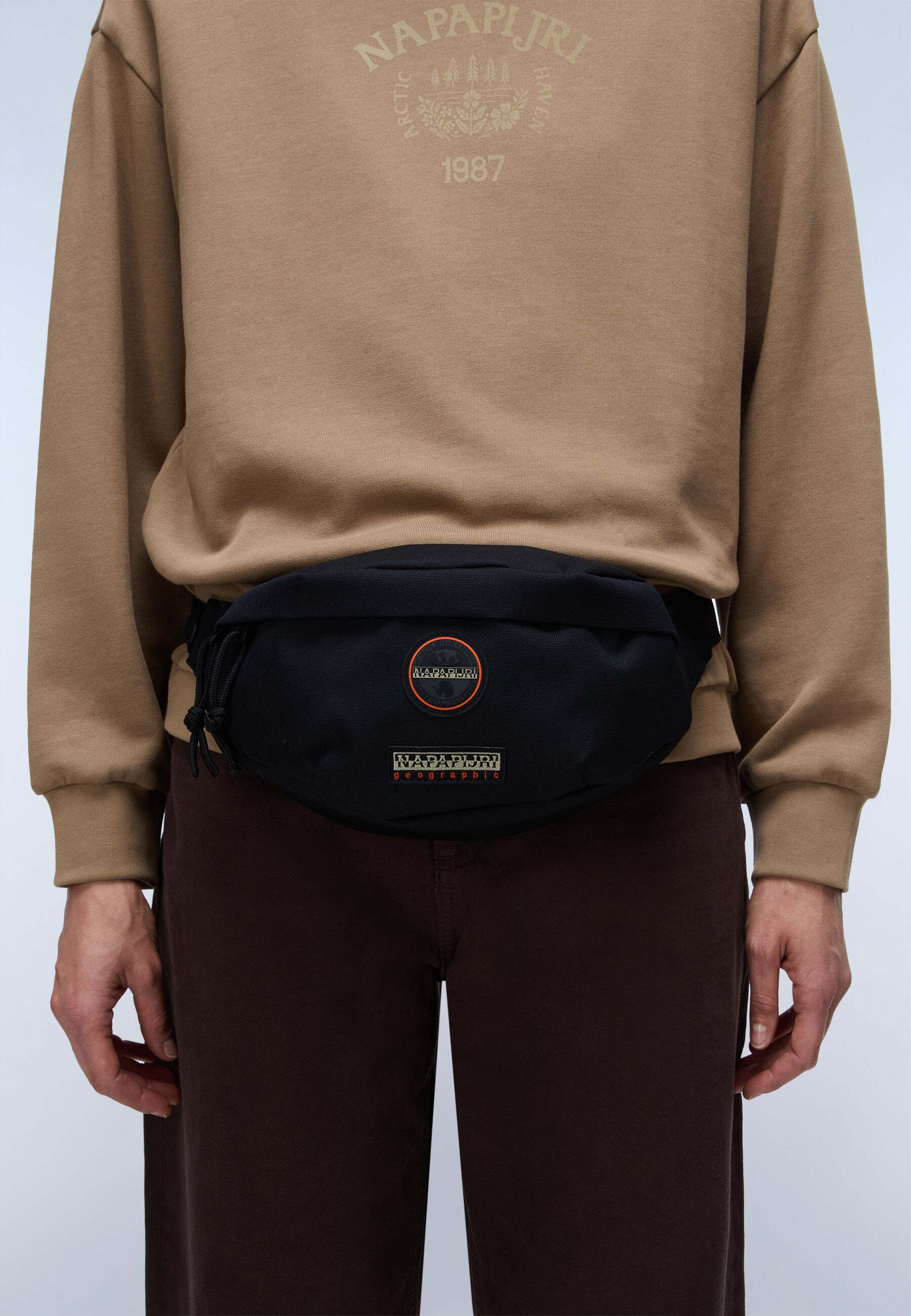 Umhängetasche NAPAPIJRI "Napapijri Crossbody-Bag VOYAGE WB", Herren, schwarz, Obermaterial: 100% Polyester PES., Taschen Umhängetasche schwarz Einheitsgröße