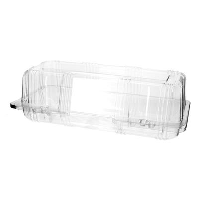 MONOUSO - Klappbox PET für Gebäck 24x10x8cm (220 Stück)