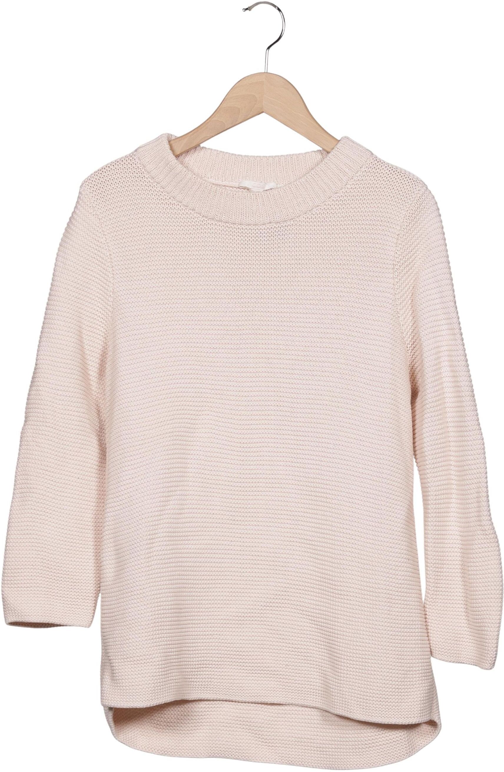 COS Damen Pullover, Cremeweiß, Gr. M, Baumwolle - Second Hand