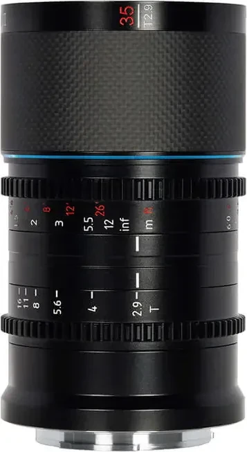 SIRUI Saturn 35mm T2.9 1.6x Carbon Fiber Full-frame Anamorphic L Mount (Neutral Flare)